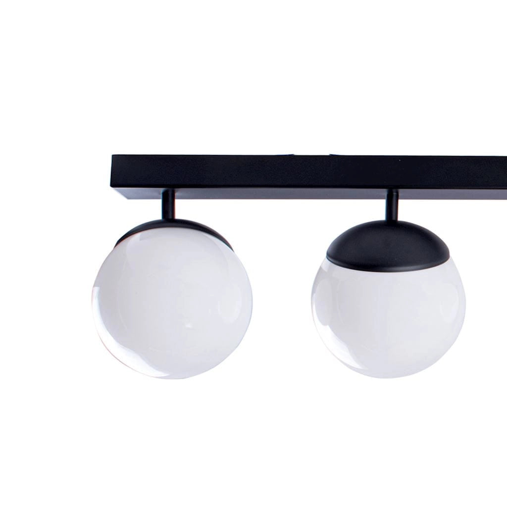 Plafoniera a barra Milagro Sfera nero/bianco 5xE14