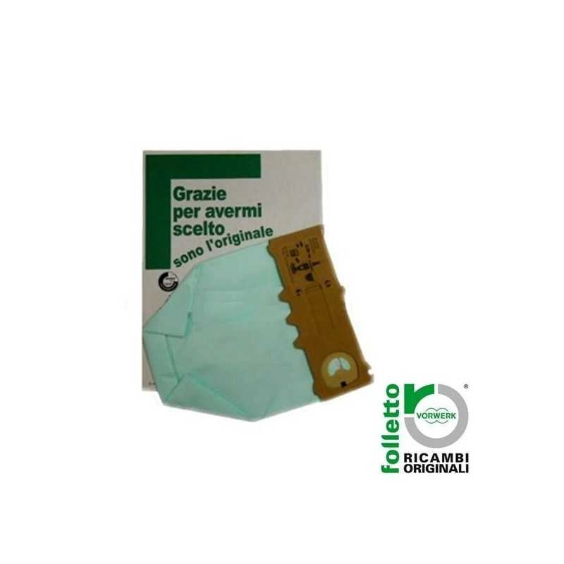 SACCHETTI FILTRELLI FOLLETTO VK 130 - VK 131 ORIGINALE - Vorwerk Originali