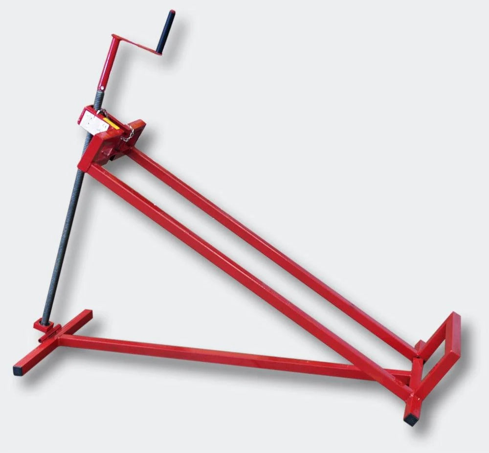 Cric per trattorino tosaerba sollevatore per tosaerba giardino officina fai da te 400 kg rosso 3416197/2
