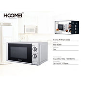 Trade Shop - Forno A Microonde 700 Watt Capacita' 20 Litri Con Piatto Girevole Varie Funzioni -