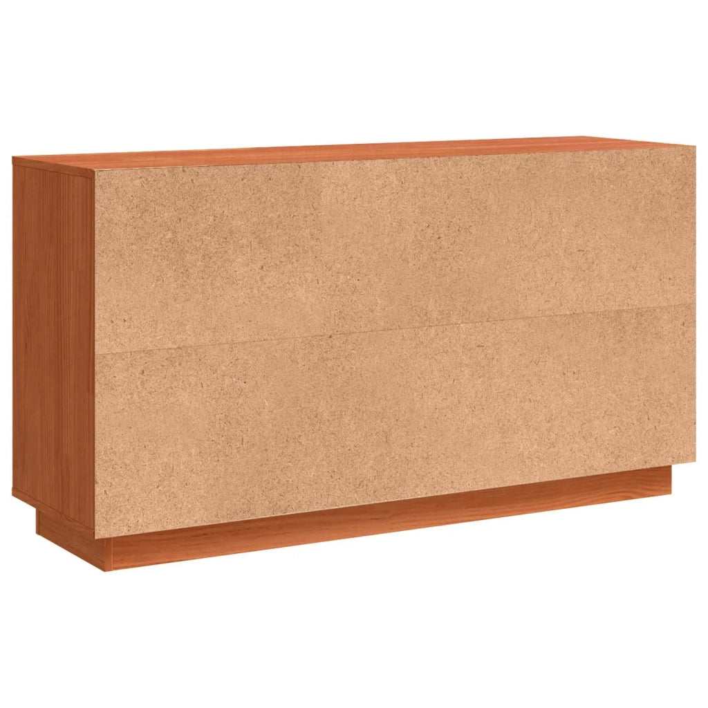 Credenza Rovere Marrone 111 x 34 x 60 cm Pino massello 869880