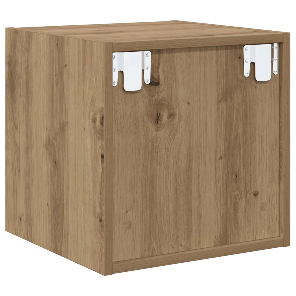 vidaXL Armadietto a muro rovere artigianale 37 x 37 x 37 cm