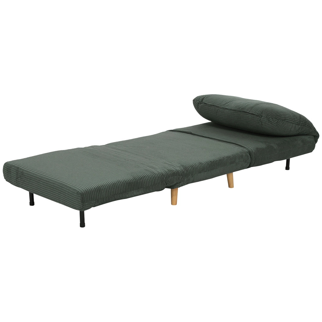 Poltrona letto ¨C Zephmum ¨C Tessuto verde 82x87x89 cm