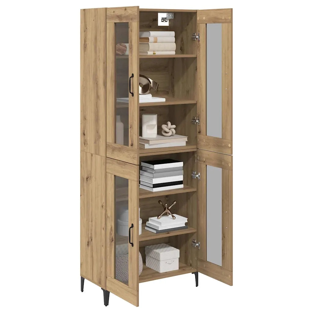 Credenza | Madia | Buffet da pranzo | Armadio da pranzo Rovere artigianale 69,5 x 34 x 180 cm