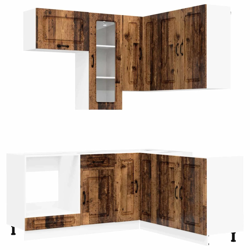 Unità Cucina KALMAR 8 pcs Legno antico Legno ingegnerizzato 3438389