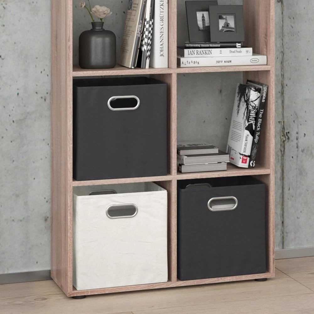 Scaffale Scutum, Sonoma, 143 x 72 cm, per l’utilizzo come divisorio o come libreria aperta
