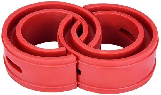 Cuscino di Protezione in TPE - Rosso - Rafforzato Comfort - Ideale per Auto - 2 Pezzi
