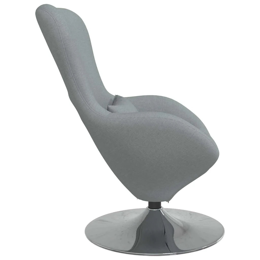 Divano Sedia-Poltrona uovo Grigio chiaro 63 x 73 x 90 cm Tessuto 649961
