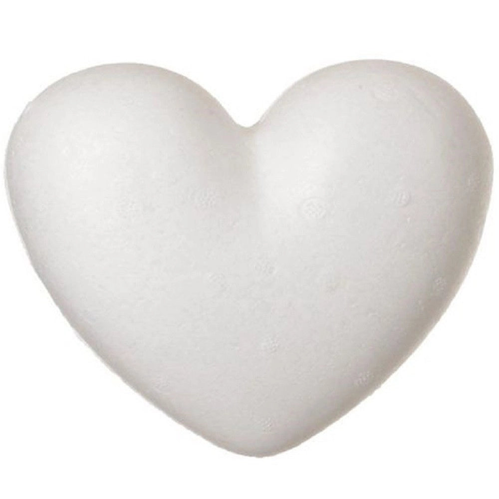 Trade Shop - Set 2pz Cuori Polistirolo 10 Cm Apribile Decoupage Decorare San Valentino 198924 -