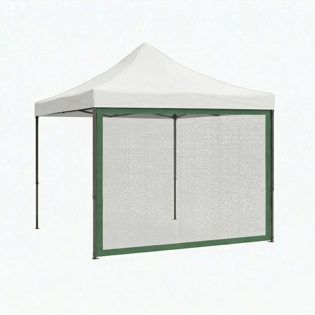 Telo zanzariera per gazebo da giardino. Zanzariera con velcro. 300X200H cm Verde