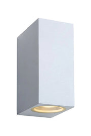 Applique esterna Lucide Zora 2xGU10 5W 3000K IP44 bianca