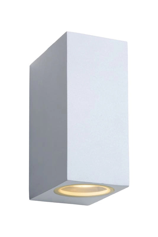 Applique esterna Lucide Zora 2xGU10 5W 3000K IP44 bianca