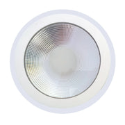 Trade Shop - Faro Faretto Pannello Ad Incasso A Led In Vetro Tondo 10 Watt Bianco Luce - -bianco Caldo-10 Watt