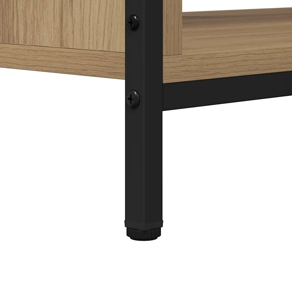 vidaXL Mobile TV rovere artigianale 100 x 40 x 45 cm Legno multistrato