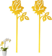 Stekker per fiori in forma di rosa di amore per decorazione del giardino con design unico - decorazione di giardino di alta qualità