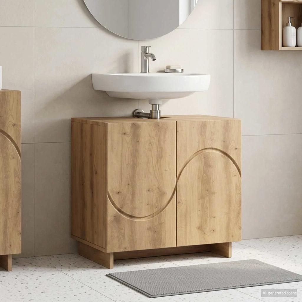 Mobile da bagno Rovere Artigianale 60 x 41 x 58 cm 8011620