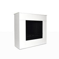 Camino a Bioetanolo da Pavimento 96x36xH90 cm Michelangelo Bianco