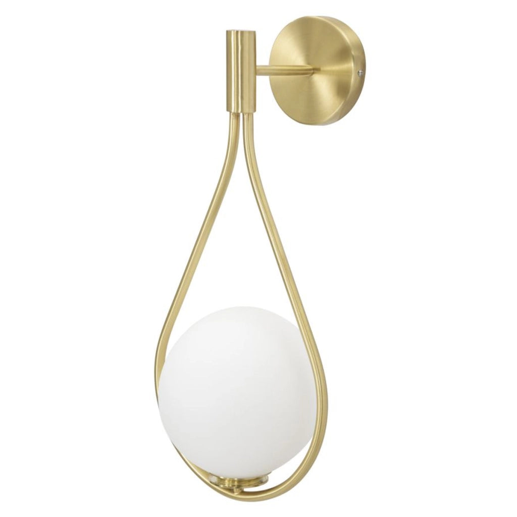 Lampada a Parete VKH52, Oro, Metallo, 24x20x52 cm