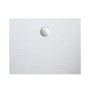 Piatto doccia rettangolare in ceramica 80x100 BIANCO OPACO H 3.6 cm - AFRICA