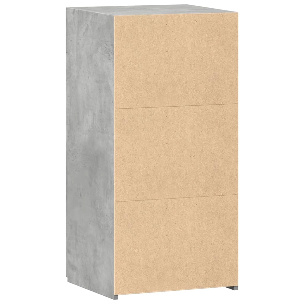 Buffet credenza cassettiera mobiletto mobile contenitore organizer per cucina soggiorno salotto 45 x 42,5 x 93 cm legno ingegnerizzato grigio 02_0031942