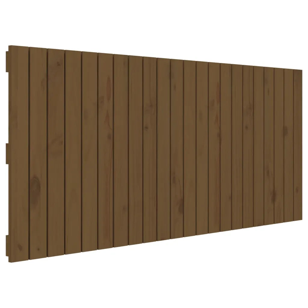 Testiera da Parete Ambra 140x3x60 cm in Legno Massello di Pino 824871