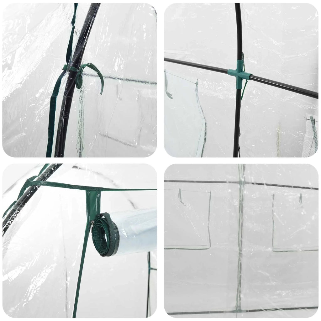 Serra con telaio 160 x 200 x 192,5 cm PVC Trasparente CFW1438004
