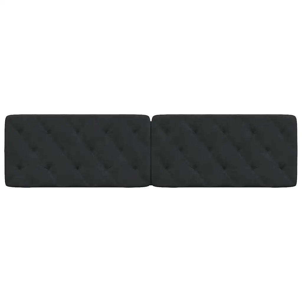 Cuscino Testiera Nero 200 cm in Velluto CFW3846651