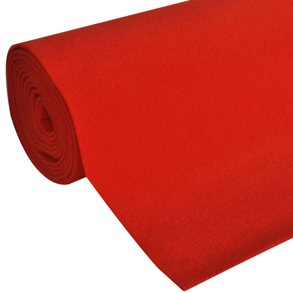 Tappeto Rosso 1 x 20 m Poliestere