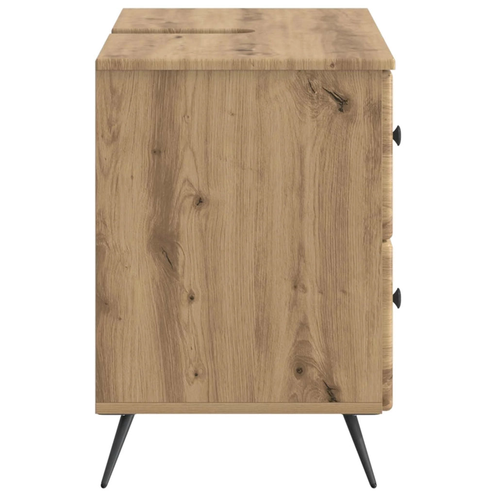 Armadio per Lavabo da Bagno BREDA Rovere Artigianale 897464