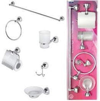 FERIDRAS 285023-B Set Accessori Bagno – 6 pezzi – cromo