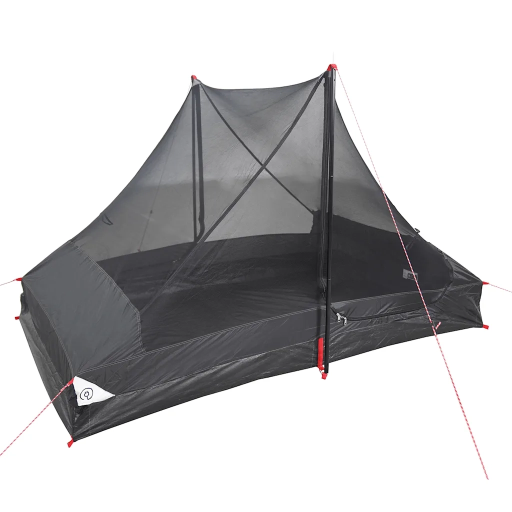 Tenda Campeggio 2 Persone-Tenda per Escursionismo Bianca Tessuto Oscurante Impermeabile 655184