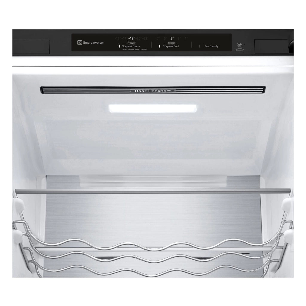 LG GBB72MCVGN Frigorifero combinato, Classe D, 384L, Wine Rack, No frost, Nero