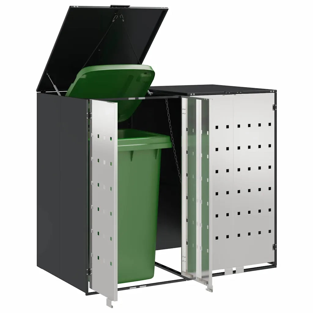 Contenitore per Rifiuti per 3 Bidoni 340 x 77.5 x 115.5 cm