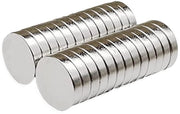 Magnetici Neodymium, Fortissimi Magnetici per Refrigeratore, per Hobby, Organizzazione e Ufficio, Coda di Pesca Magnetica, Diversi Diametri, (25,4 x 2 mm)