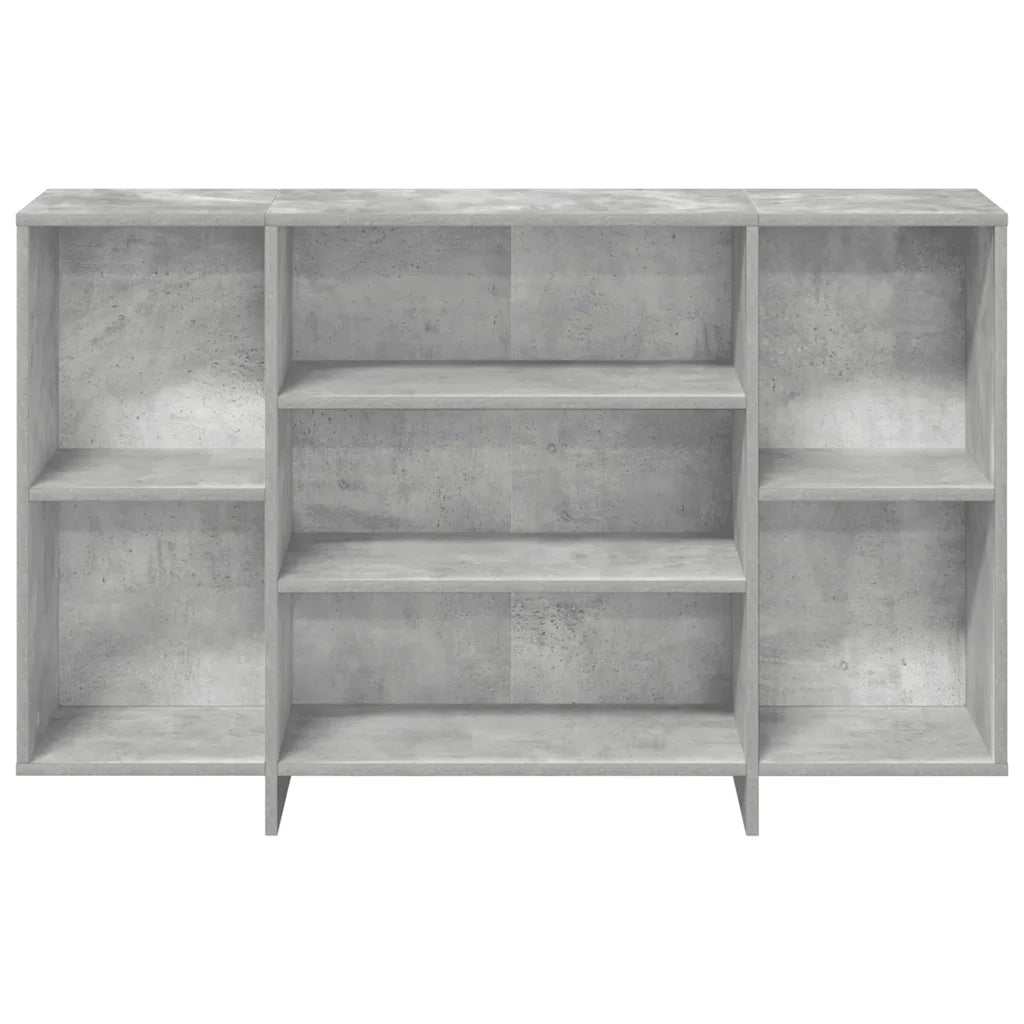 Credenza | Madia | Buffet da pranzo | Armadio da pranzo Grigio Cemento 120x30x75 cm in Truciolato