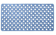 TAPPETO PER DOCCIA E VASCA LINEA AVIO ANTISCIVOLO DA 74X36 CM IN COLORE BLU