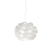 Lampadario Moderno Cloud Polilux ® Bianco E Metallo Cromo 2 Luci E27