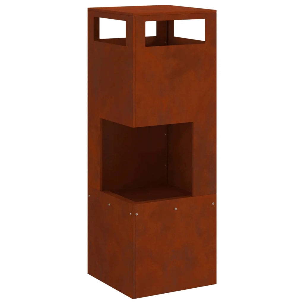 Focolare Marrone 35 x 35 x 100 cm CFW2128635