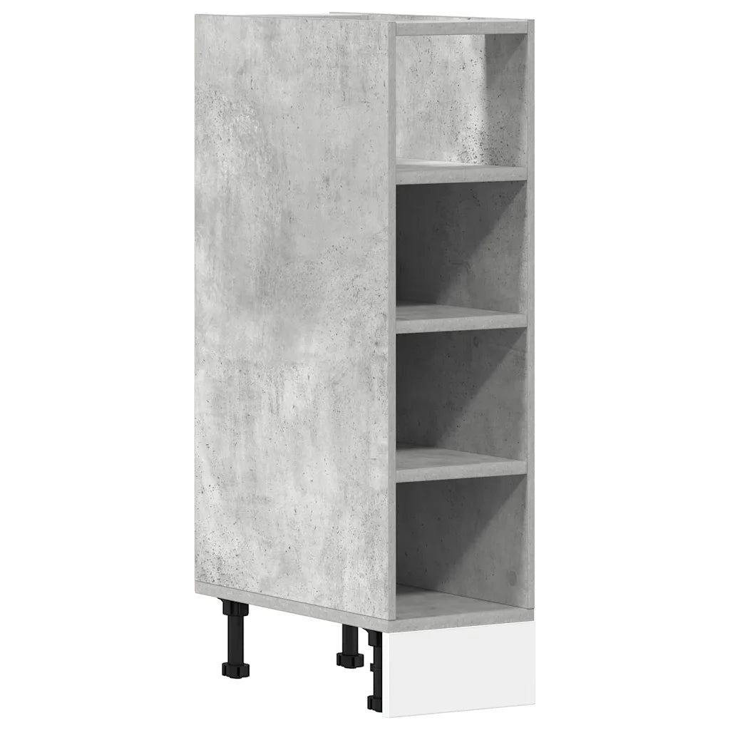 Armadio Inferiore Â“RigaÂ” Grigio Cemento 20x44,5x81,5 cm