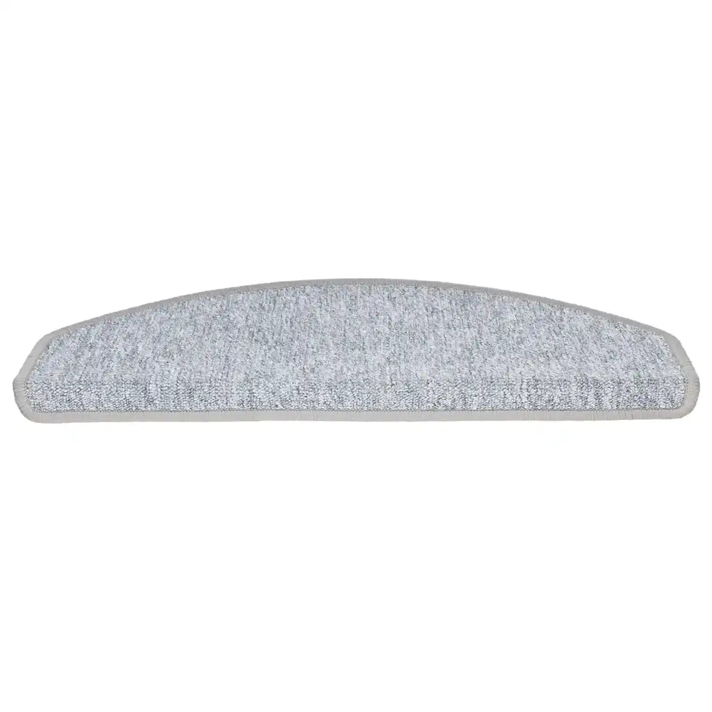 Tappetini per scale 30 pz 65x24x4 cm Grigio chiaro Semicircolari Grandi 3365752