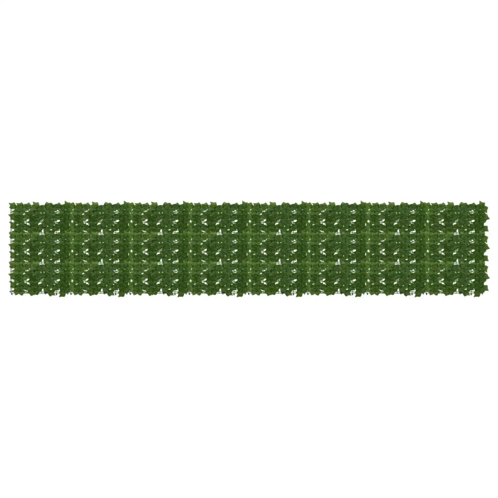 Schermo per balcone con foglie Verde 400 x 75 cm