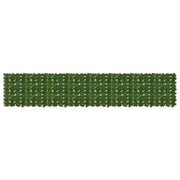 Schermo per balcone con foglie Verde 400 x 75 cm