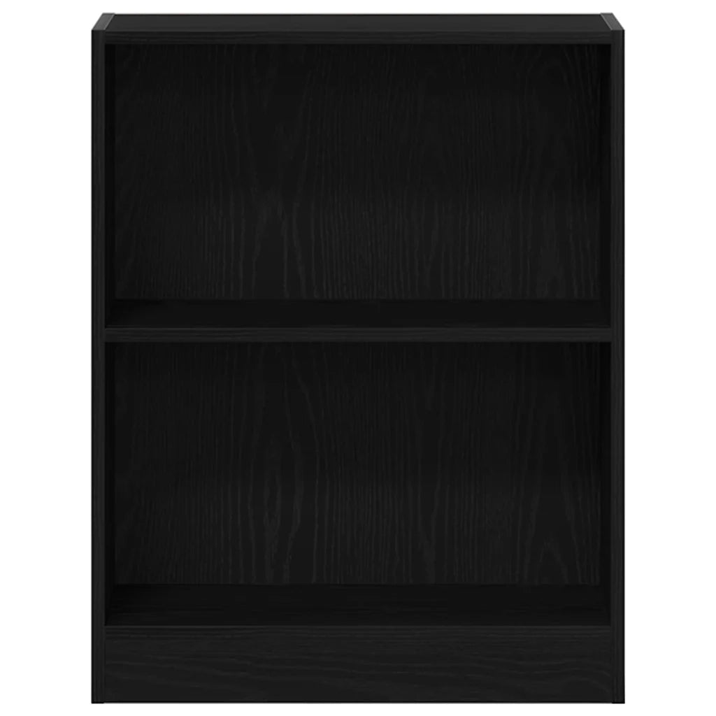 Armadio per Libri Rovere Nero 60 x 24 x 76 cm Legno multistrato 862001