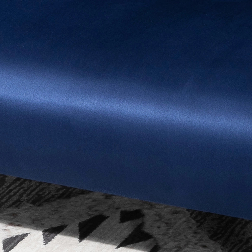 DIVANO LETTO 2 posti reclinabile 111x80x78 cm blu in poliestere