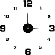 Orologio da Parete 3D in Kit per L'Amicizia, fino a 130cm di Diametro, Sticker per Parete per Salotto, Cucina, Ufficio, Camera da Letto, Decorazione Casa, Orologio da Muro, Regalo Moderno, Visualizzazione dell'Orario