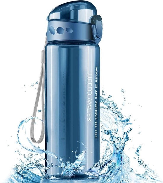 Bottiglia Sportiva da 780 ml Blu - BPA Libero - Inerbio - Chiave a Sfera - Sport e Palestra