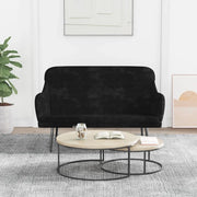 Panca Nera 110x76x80 cm in Velluto 351449