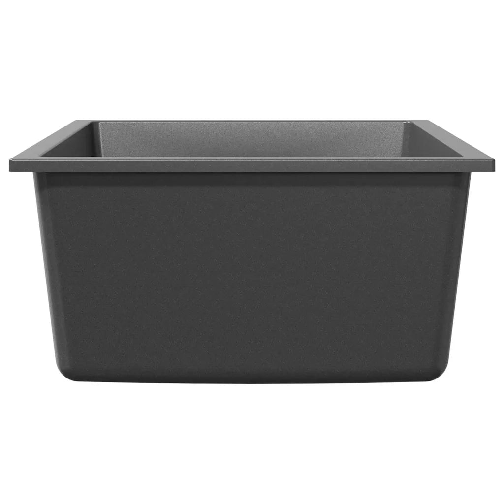vidaXL Lavello da cucina Grigio 38 x 44 x 20 cm Granito