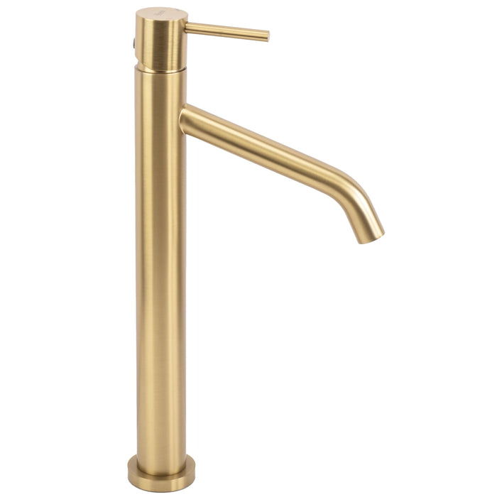 Rubinetto Da Lavabo Rea Level Brush Gold High