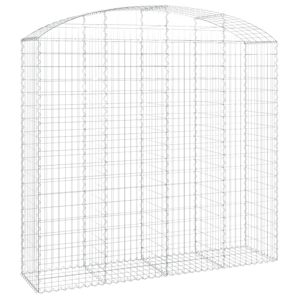 Cesto Gabbione ad Arco 200x50x180/200 cm Ferro Zincato 153479